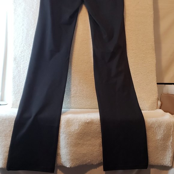 NWT Yogipace Pants Women's M Black Travel Golf Yoga Lounge Pants w/ Pockets - Picture 8 of 8